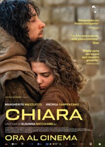 Locandina del film Chiara di Susanna Nichiarelli con le musiche di Anonima Frottolisti.